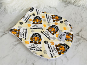 Don’t make me feed you to my tiger Burp Cloth